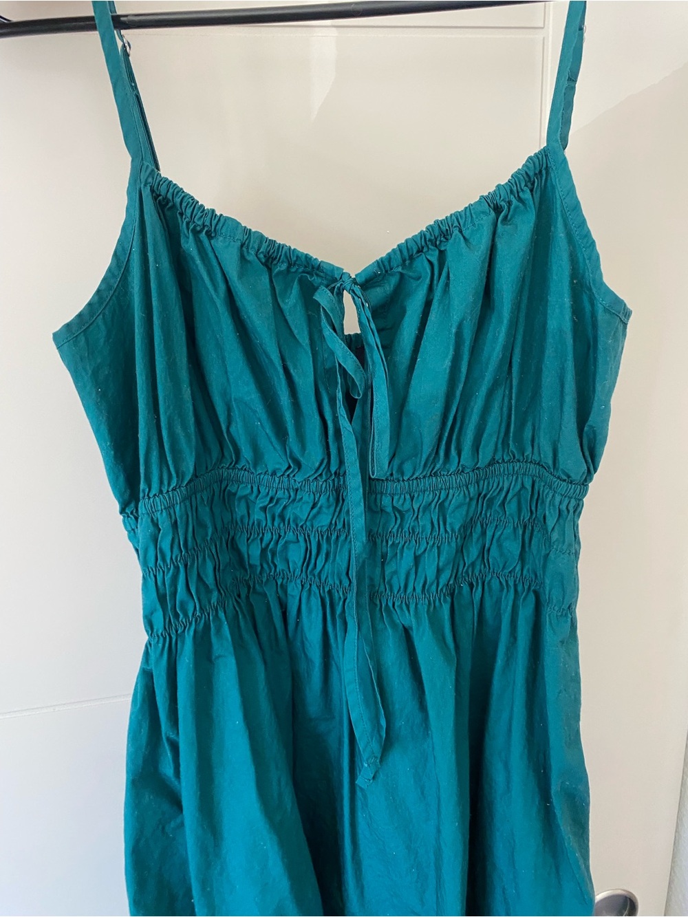 Organic Cotton Green Midi Dress - Picture 5 of 6